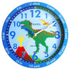 Ravel 25cm Time-Teacher Wall Clock - Blue Dinosaur R.KC.11