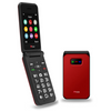 TTfone Red TT760 Flip 4G Mobile with USB C Cable, Giffgaff SIM