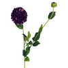 75cm Artificial Dahlia PomPom Flowers Purple