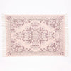 Kew Antique Printed 160x230cm Mauve Rug with Tassel
