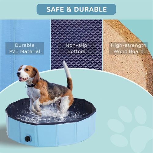 Dog Pool Blue Pet Pool Ideal for dog, cat or other pets PVC 80 x 20H cm