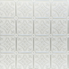 White 13 (Silver): Decorative Ceiling & Wall Panels - 2m2 (21.52 sqft) - 8 Panels