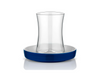 Istanbul Tiryaki Tea Glass and Saucer - Dark Blue