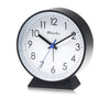 Ravel Bedside Modern Round Large Alarm Clock Black RC049.3