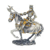 Mounted Knight with Axe (hand-cast statue sculpture) 10cm Height