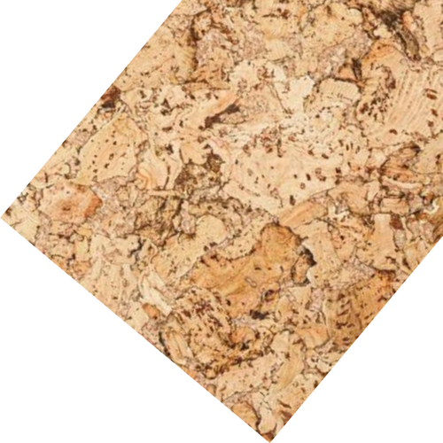 Decorative Cork Wall Tiles - Natural  - 1 Tile - 0.18m2 (1.94sqft)
