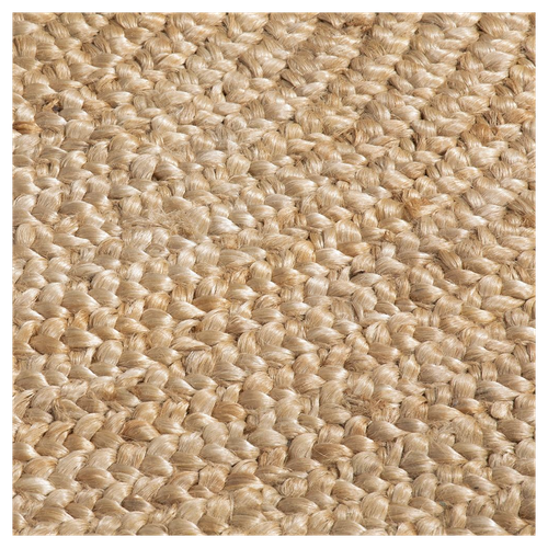Heaton Circle Woven Jute 120x120cm Natural Rug