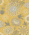 Vintage Bloom Mustard Yellow sw12 wallpaper