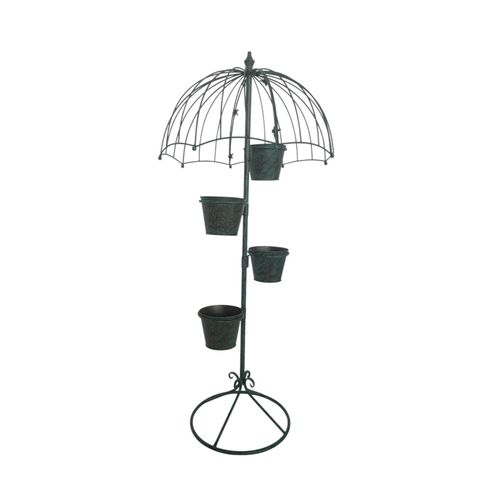 130CM GREEN METAL GARDEN PLANTER