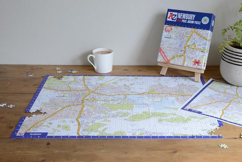 A to Z Map of Newbury 1000 Piece Jigsaw Puzzle