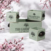 SET 4 RUSTIC GREEN WOODEN CRATE