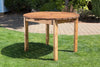 Charles Taylor Small Round Table - Hand Finished, UK Made, Sustainably Sourced Wood - Rustproof Bolts - 10 Year Guarantee!