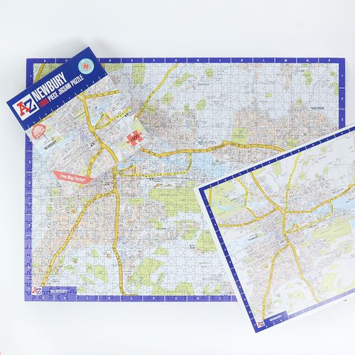 A to Z Map of Newbury 1000 Piece Jigsaw Puzzle