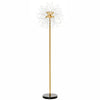 HOMCOM Modern Floor Lamp with Dandelion-like Lampshade for Bedroom