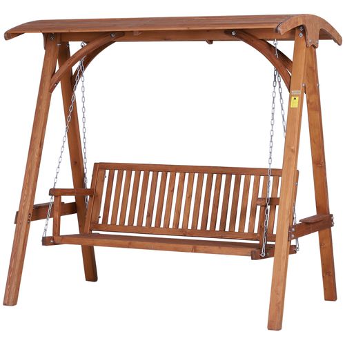 Wooden Garden Swing Chair Seat Hammock Bench Lounger Outdoor 3 Seater
