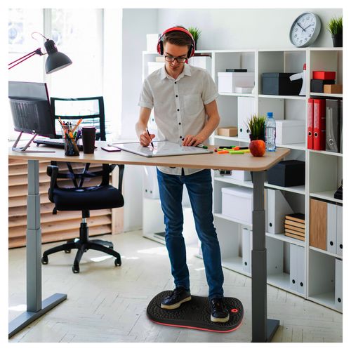 Pallet: AFS-TEX Active Anti-Microbial Exercise Wobble Balance Board - 35 x 50cm Black - Pack of 120