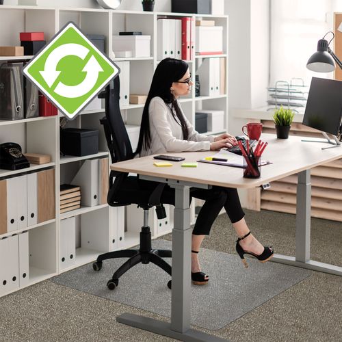 Pallet: Cleartex Enhanced Polymer Rectangular Chair Mat for Carpets up to 9mm