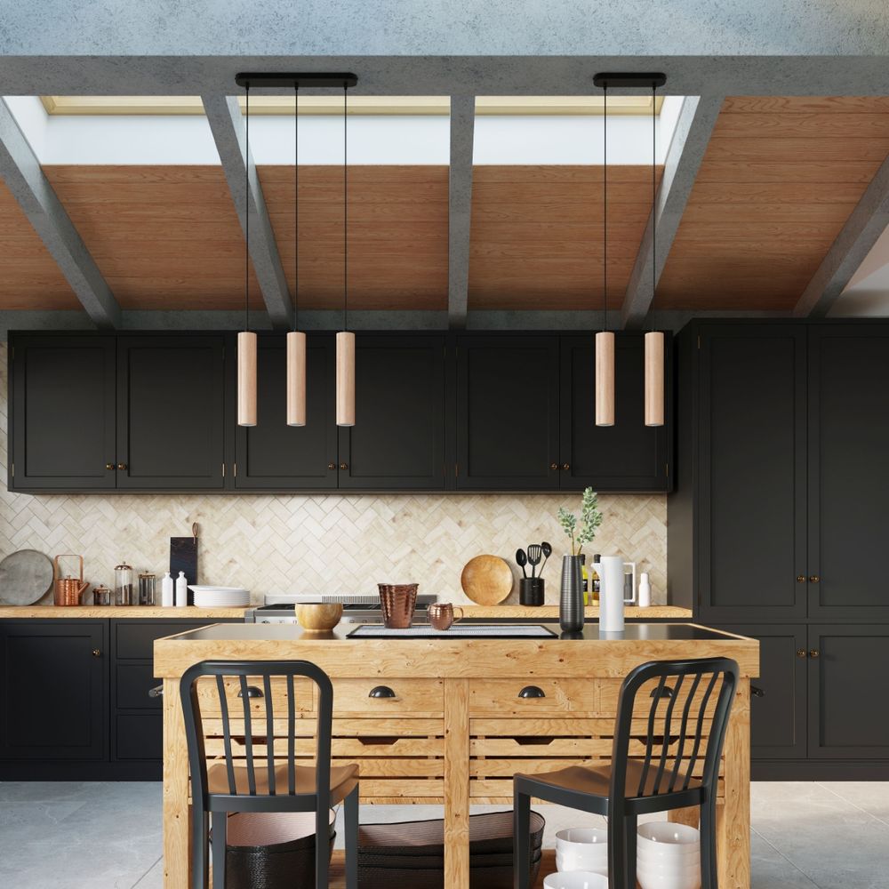 Scandinavian Design Pendant Lamp | Wood | Lino | High Quality GU10
