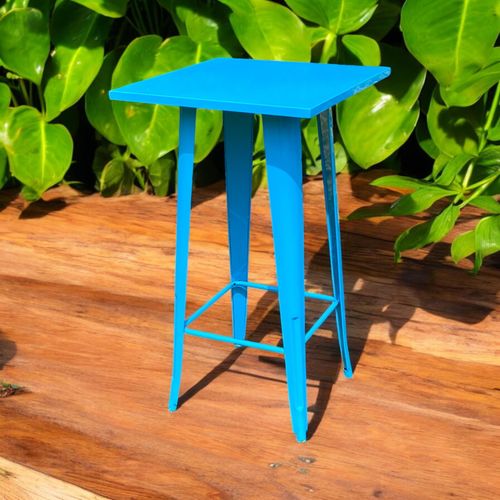 60X60X115CM BLUE METALTABLE