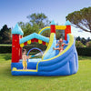 Outsunny 4 In 1 Kids Bouncy Castle, Large Inflatable House w/Trampoline, Slide, Water Pool, Climbing Wall, Includes Blower, Bag, Ages 3-8 Years, 2.9 x 2.7 x 2.3m