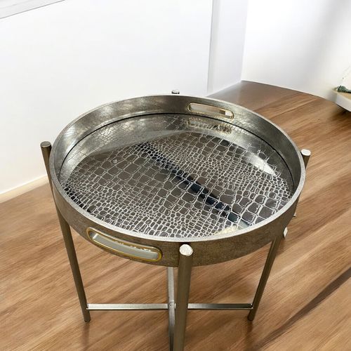 45/53CM SET 2 ROUND TABLES