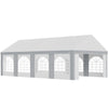 8x4m Party Tent - Marquee Gazebo with Sides, Windows & Doors