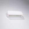 Subani Ceramic White 1 Light Classic Wall Light - E27 Socket, Futuristic Design