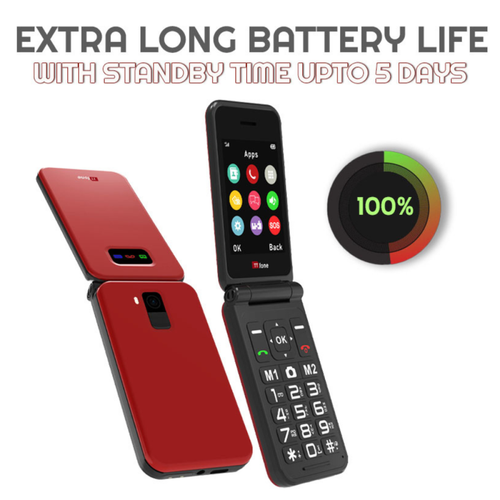 TTfone Black TT760 with Dock Charger, Three Pay As You Go