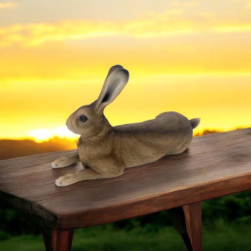 47CM LYING RABBIT GARDEN DECOR
