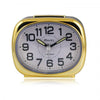 Ravel Small Pillow Bedside Alarm Clock - Black/Gold RC040.32