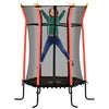 HOMCOM 5.4FT Kids Trampoline With Enclosure Indoor Outdoor for 3-10 Years Red