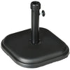 11kg Concrete Garden Parasol Base, Square Outdoor Table Umbrella Stand Holder