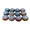 Multi Coloured Scented Tea Light Candles, Pack of 4
