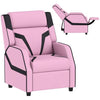 AIYAPLAY 2 in 1 Kids Armchair Recliner, PU Leather, for 3-9 Years Old