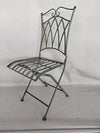 ANTIQUE GREEN METAL BISTRO SET