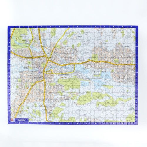 A to Z Map of Newbury 1000 Piece Jigsaw Puzzle