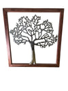 Large Silver Tree Of Life In A Frame, 46cm