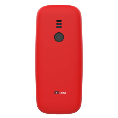 TTfone TT170 Red Dual SIM with Mains Charger, Giff Gaff Pay As You Go