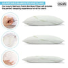 Bamboo Memory Foam Pillow - Pack of 2, Hypoallergenic, Thermal Regulation. Best Quality, Relieves Head & Neck Pain. AS-61478