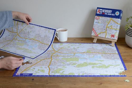 A to Z Map of Newbury 1000 Piece Jigsaw Puzzle