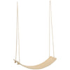 HOMCOM Wood Wobble Board - Baby & Adult Rocker Balance Board with Ropes
