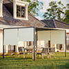 Outsunny 3 x 4m utdoor Garden Pergola with LED Lights