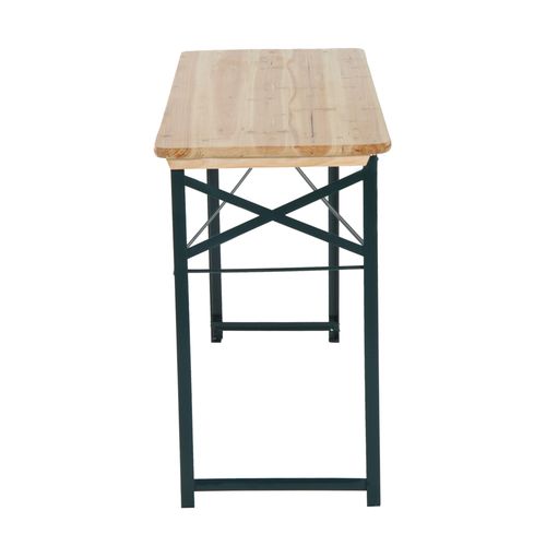 Outsunny 3PC Wooden Garden Picnic Set Patio Dining Table Bench Chair Party