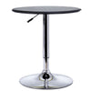 Premium Chrome Steel Adjustable Round Bar Table - High-Quality, Stylish, and Versatile - Perfect Addition to Any Room!