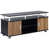 TV Cabinet Stand Entertainment Center Media Console Black, Walnut