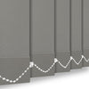 Premium BLACKOUT Vertical Blind Slats - Rita Grey - 89mm - 1700mm - High-Quality Replacement
