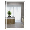 kleankin Illuminated Bathroom Mirror with LED Lights, 3 Colours, Defogging Film