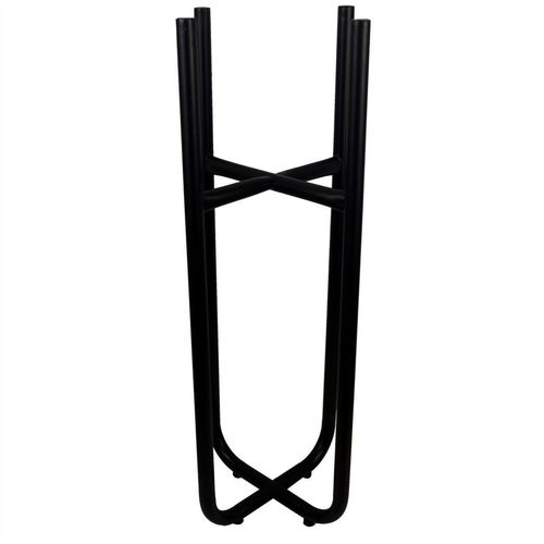 Tall Black Stand with Copper Metal Planter 62cm x 18cm