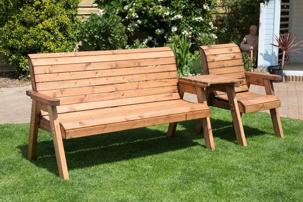 British-Made 4 Seater Companion Set - Classic Design, FSC Wood, Rustproof Bolts - 10 Year Guarantee