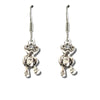 Premium Silver Plated Girls Teddy Drop Earrings